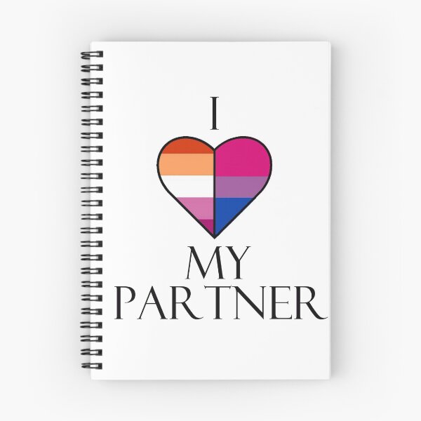 Item preview, I Love My Partner - Lesbian & Bi Pride Flags designed and sold by Sleeping-Satan.