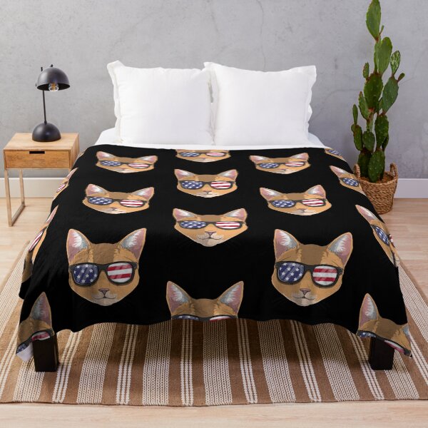 Item preview, Patriotic Abyssinian Cat Kitty Merica American Flag designed and sold by fatamyfan1.