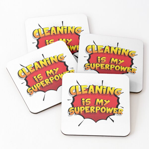 Item preview, Cleaning is my Superpower Funny Design Cleaning Gift designed and sold by Custom365.