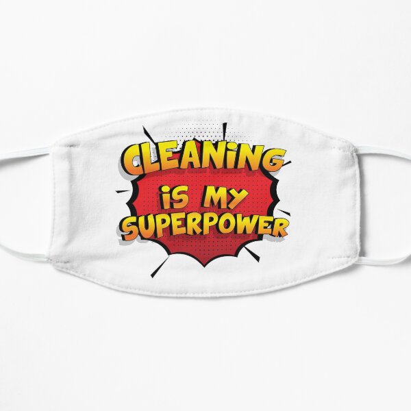 Cleaning est mon cadeau super design Cleaning dr�le Masque sans plis