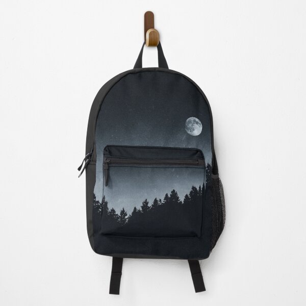 Item preview, Under Moonlight // Ghost Wood Vibes In A Dark Forest With Cascadia Trees In Magic Night Sky designed and sold by Tordis Kayma.