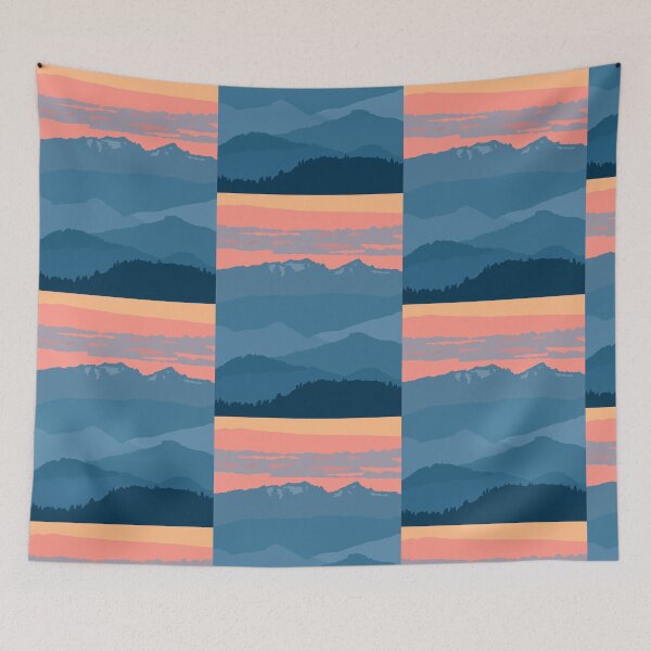 Item preview, Cascade Mountains designed and sold by mappsart.