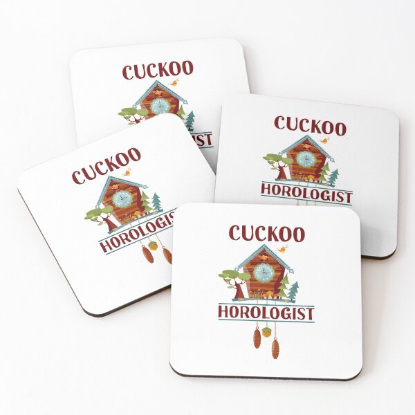 Item preview, Cuckoo Horologist Clock Lover - Funny Horology designed and sold by Maria Garcia.