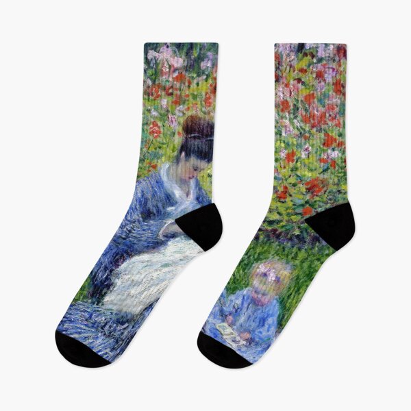 Item preview, Madame Monet and Child by Claude Oscar Monet designed and sold by vintagerepros.