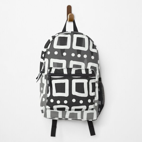 Item preview, Abstract Squares and Dots in Grays designed and sold by Whoopsidoodle.