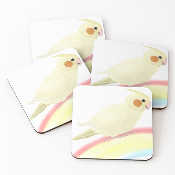 Item preview, Cockatiel On Rainbow designed and sold by legitparrot.