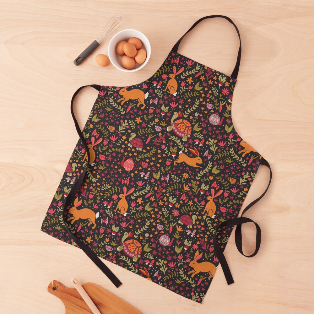 Tortoise and the Hare in Red Apron