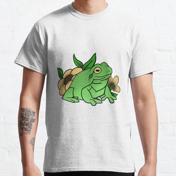 Frog with flowers Classic T-Shirt