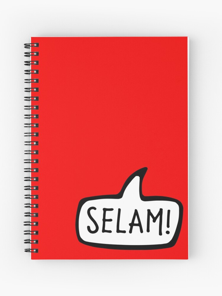 Cuaderno de espiral «Selam! Hola en turco» de Celticana | Redbubble