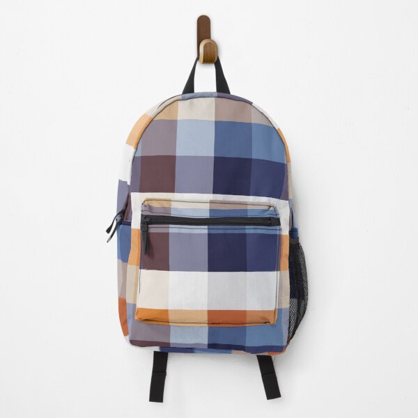Item preview, Denim Orange Gingham designed and sold by oppositedge.