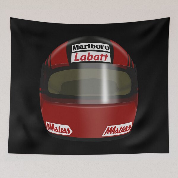 Item preview, Gilles Villeneuve helmet - Front View designed and sold by JageOwen.