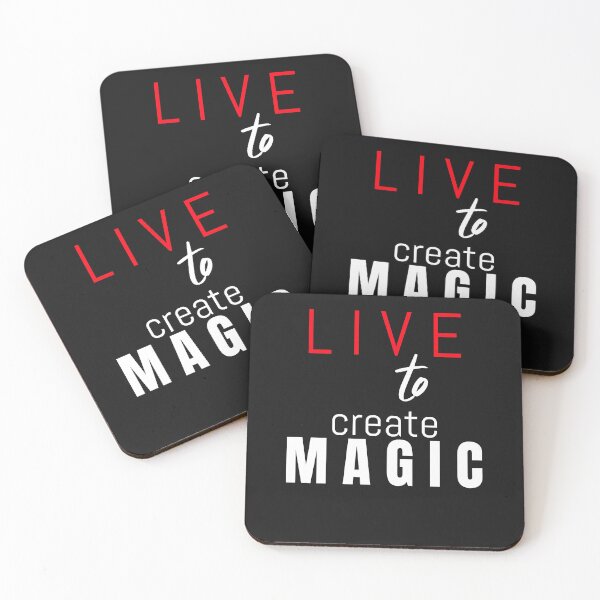 Item preview, Live To Create Magic designed and sold by TheMagicKrew.