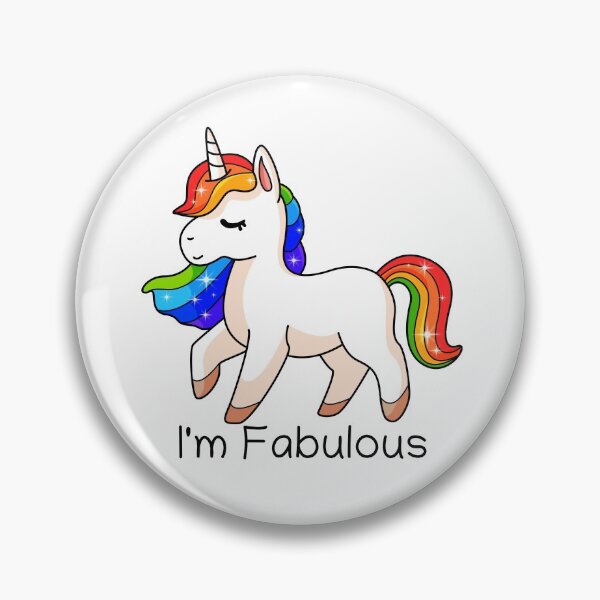 Item preview, I'm fabulous unicorn print designed and sold by EmHurst10.