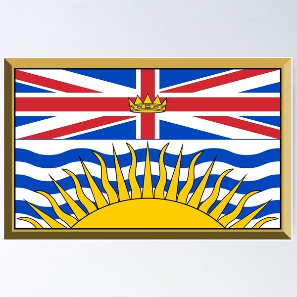 Item preview, British Columbia Flag Gifts, Stickers & Products (GF) designed and sold by mpodger.