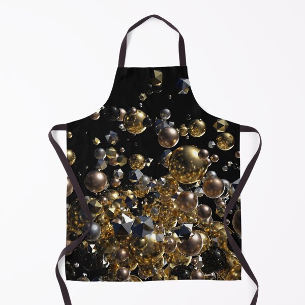 Item preview, Elegant Abstract Geometry Explosion -Gold and Silver,Black- designed and sold by lematworks.