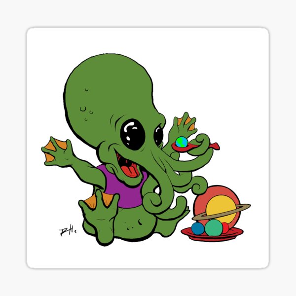 Baby Cthulhu Sticker
