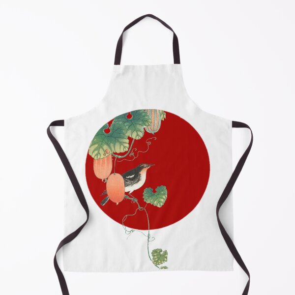 Item preview, Japanese Flag - Songbird in Cucumber Plant designed and sold by weavernap.