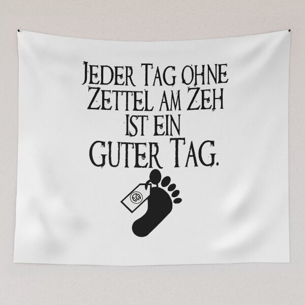 Artikelvorschau, Jeder Tag ohne Zettel am Zeh ist ein guter Tag entworfen und verkauft von crazy-s-factory.