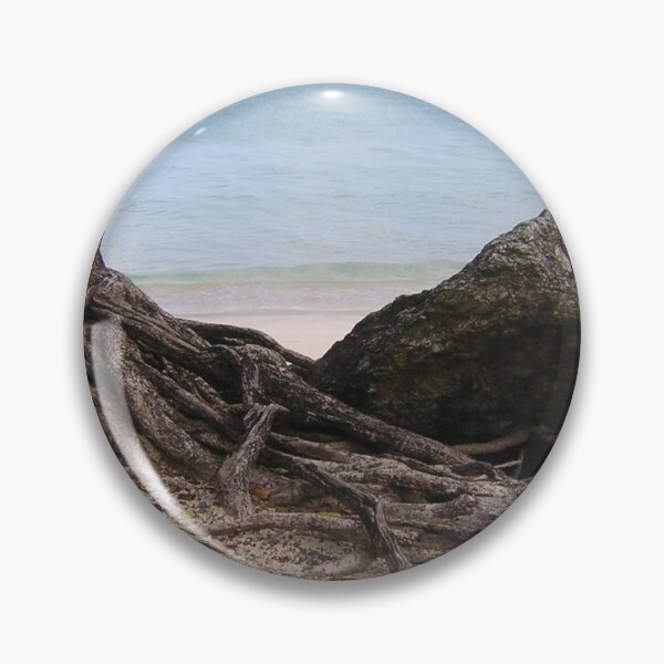 Item preview, Rooted, tree roots at the beach designed and sold by papaziand.