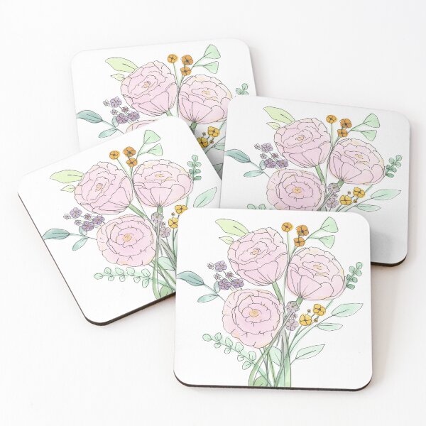 Item preview, Light Pink Peonies designed and sold by Hannah Osborne.