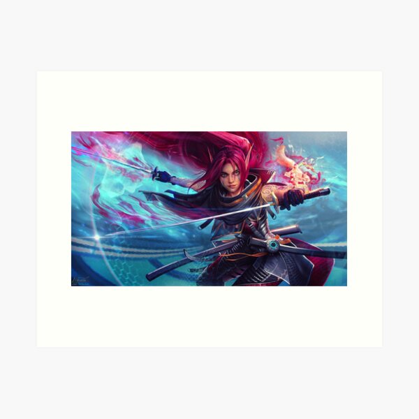 Allira shadowrun Art Print