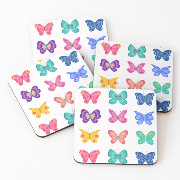 Item preview, Colorful Cartoon Butterflies designed and sold by WildHoneyDesign.