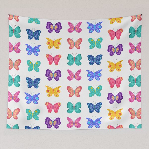 Item preview, Colorful Cartoon Butterflies designed and sold by WildHoneyDesign.