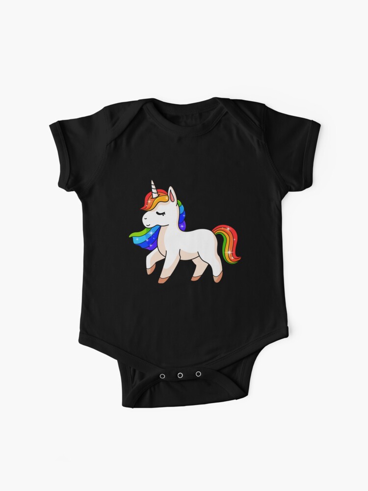 Rainbow unicorn print Kids T-Shirt for Sale by Emily H