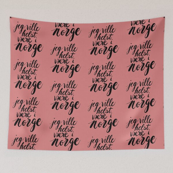 Item preview, Jeg Ville Helst Være i Norge / I Would Rather be in Norway designed and sold by Mackenzie Todd.