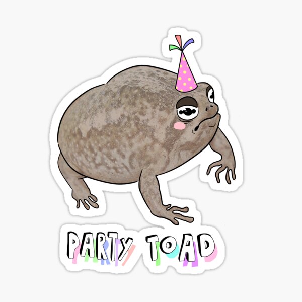 Party Toad! Sticker