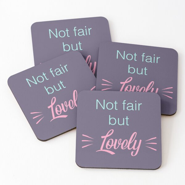 Item preview, Not fair but lovely typography designed and sold by JokeGysen.