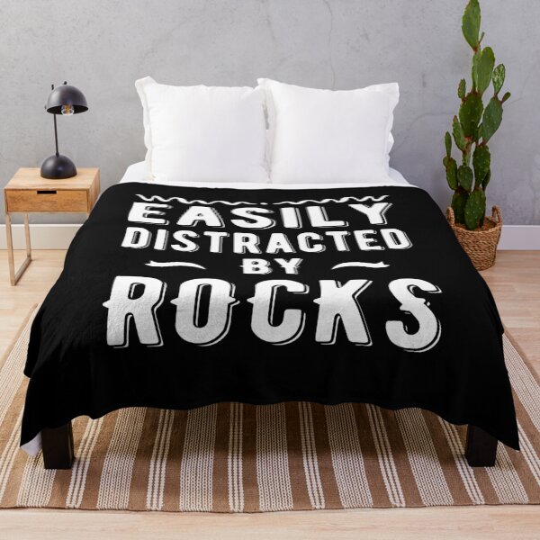 Item preview, Easily Distracted By Rocks designed and sold by meedTee.