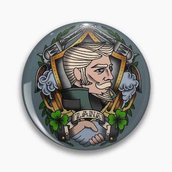Item preview, 1920’s Tattoo Style Zane Portrait designed and sold by Toffee Bee.