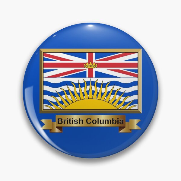 Item preview, British Columbia Flag Gifts, Stickers & Products (N) designed and sold by mpodger.