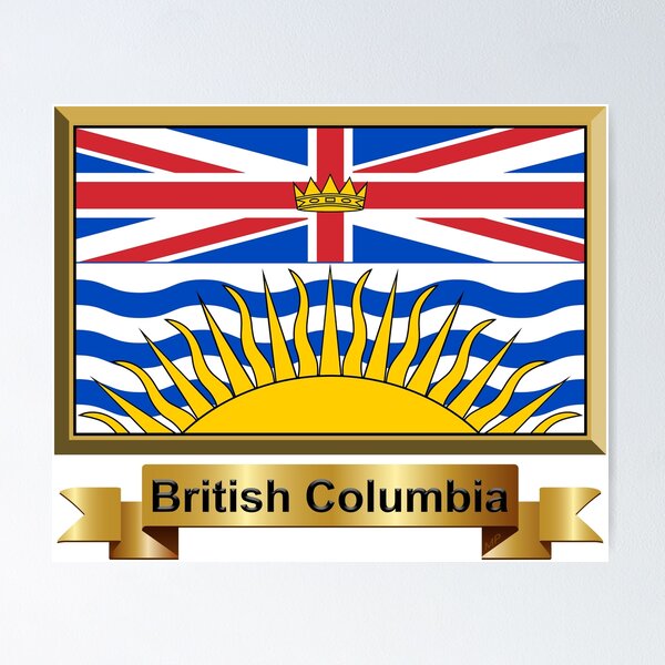 Item preview, British Columbia Flag Gifts, Stickers & Products (N) designed and sold by mpodger.