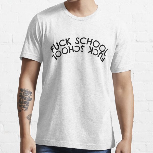 Fuck School Tee - Sea Mist