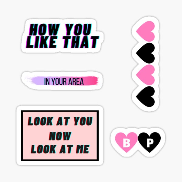 blackpink stickers for sale redbubble