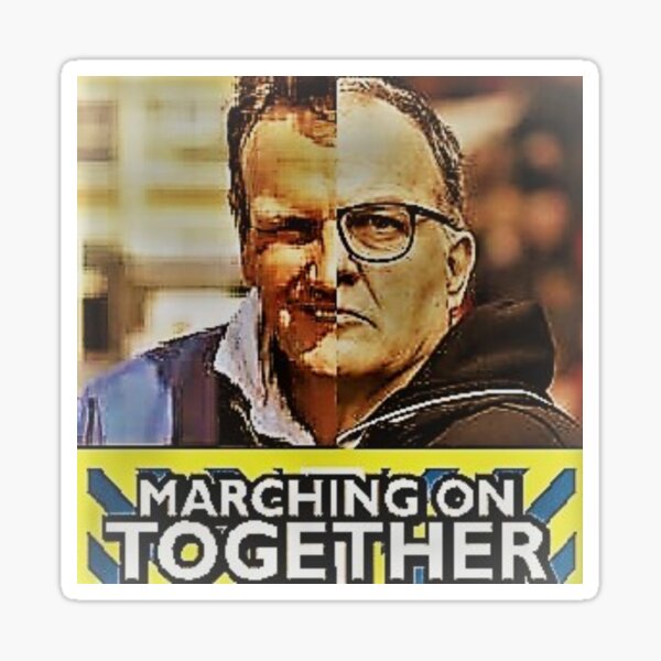 "Marching On Together " Sticker by DOCFFC Redbubble