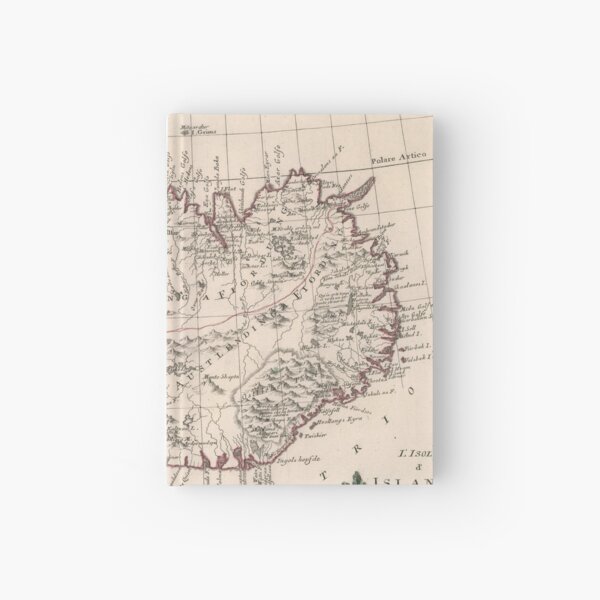 Item preview, Vintage Map of Iceland (1781) designed and sold by BravuraMedia.