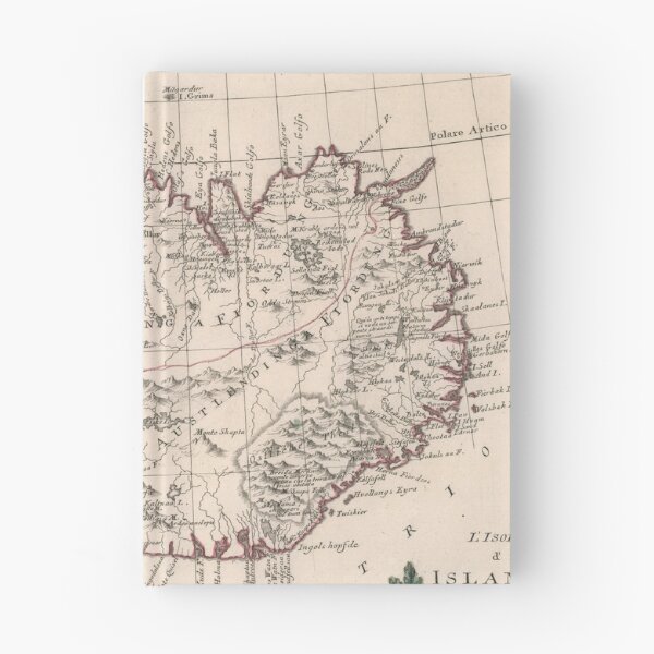 Item preview, Vintage Map of Iceland (1781) designed and sold by BravuraMedia.