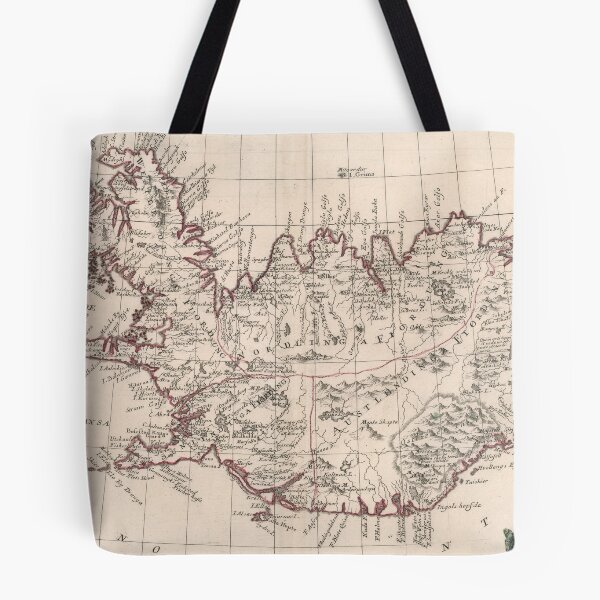Item preview, Vintage Map of Iceland (1781) designed and sold by BravuraMedia.