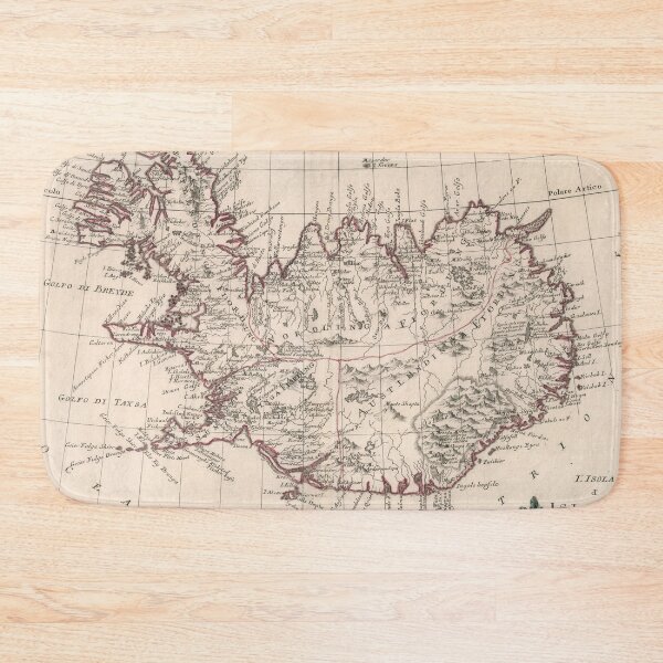 Item preview, Vintage Map of Iceland (1781) designed and sold by BravuraMedia.