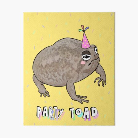 Party Toad! Art Board Print