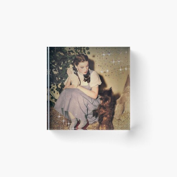 Item preview, glitter edit dorothy toto vintage print edit  designed and sold by mystic lady vintage art and fashion designs.