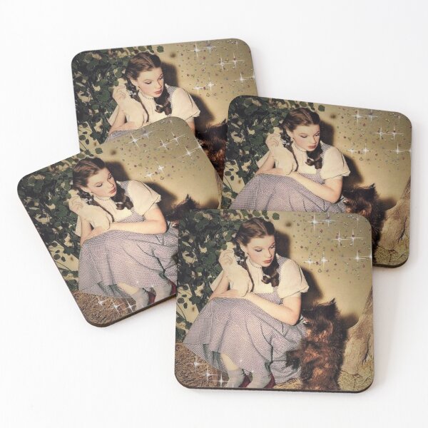 Item preview, glitter edit dorothy toto vintage print edit  designed and sold by mystic lady vintage art and fashion designs.