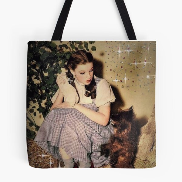 Item preview, glitter edit dorothy toto vintage print edit  designed and sold by mystic lady vintage art and fashion designs.
