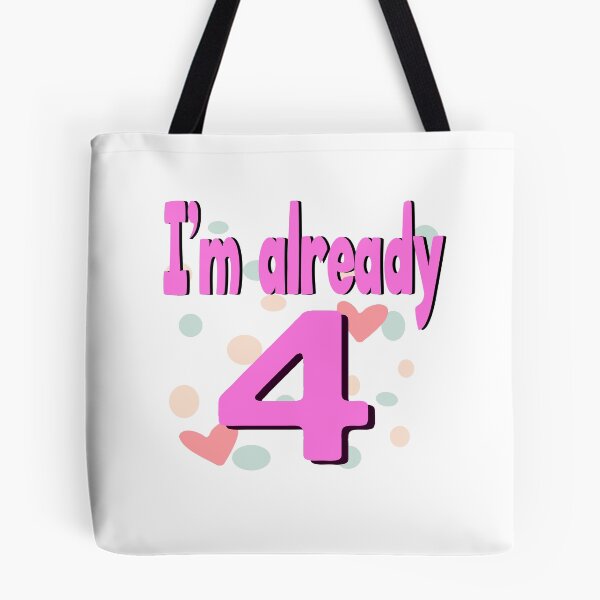 Item preview, Cute 4 Birthday Shirt Girl Daughter Pink Heart 4th designed and sold by maniac3000.