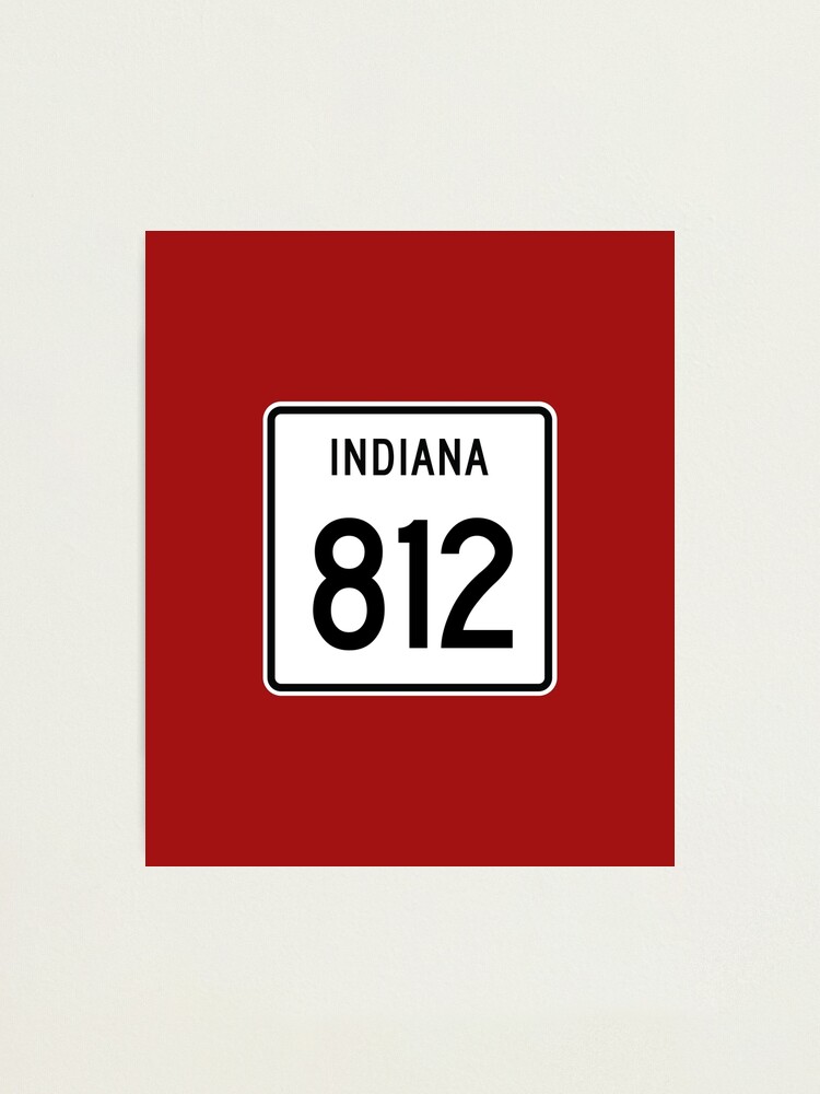 Lámina fotográfica «Ruta estatal de Indiana 812 (código de área 812