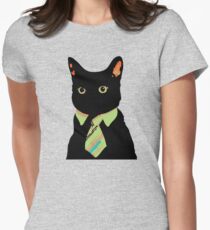 Business Cat Women's Fitted T-Shirt