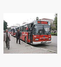 The bus in Adana Photographic Print